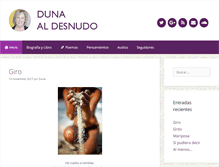 Tablet Screenshot of dunaaldesnudo.com